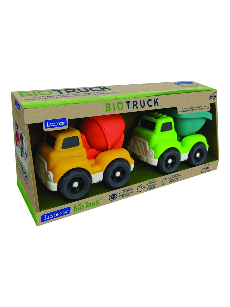 Auto scorrevoli Pacchetto di veicoli per attrezzature pesanti 18*11*13cm (2 pezzi) Multicolore - Kiabi