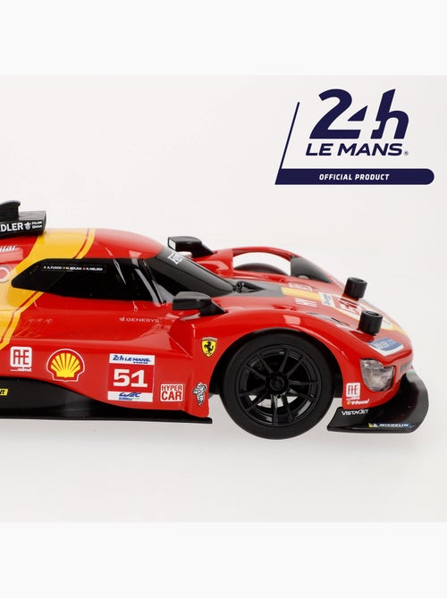 Auto telecomandata maisto ferrari 499p lmh (campione della 24h di le mans 2023) con luce 1:16 - Kiabi