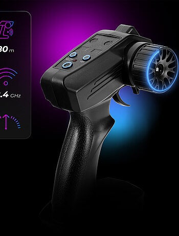 Auto telecomandata OVERMAX - X-Tireburner - 2 carrozzerie - Luci a LED - Durata della batteria 40 mi