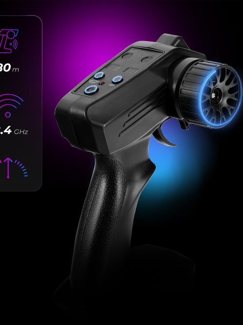 Auto telecomandata OVERMAX - X-Tireburner - 2 carrozzerie - Luci a LED - Durata della batteria 40 mi - Kiabi