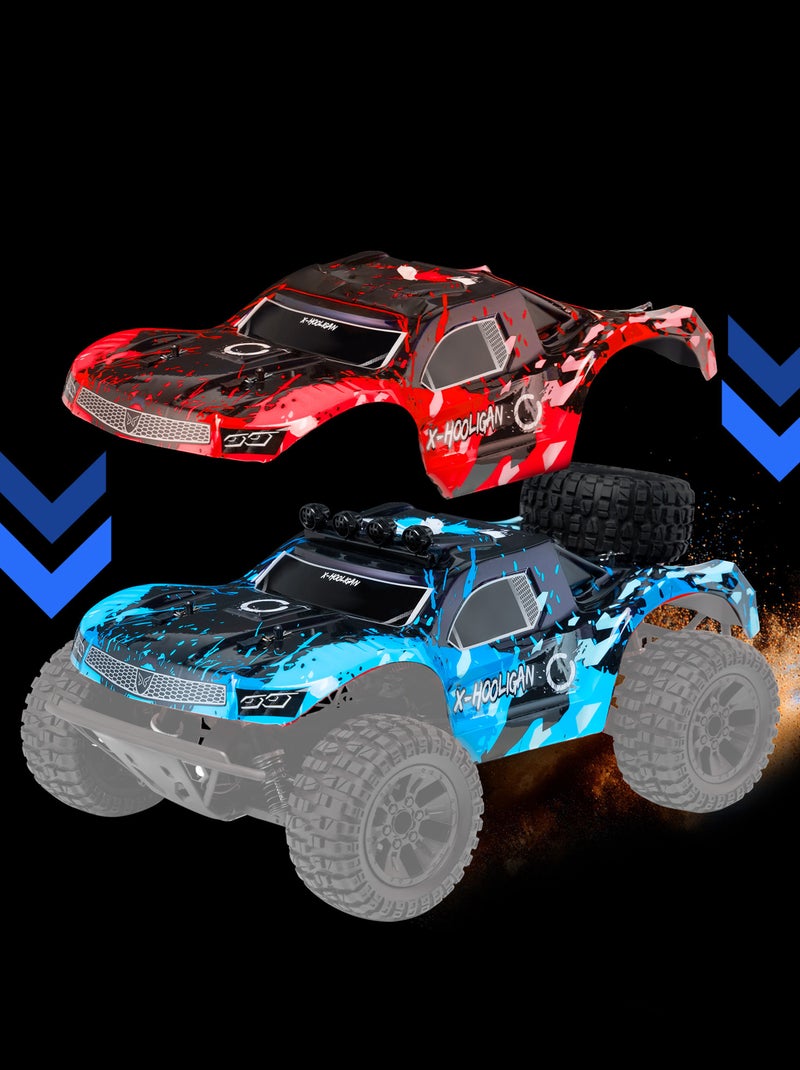 Auto telecomandata OVERMAX Hooligan 2.0 - Velocità 35 km/h - Autonomia 100 metri - Trasmissione 4x4 Rosso - Kiabi