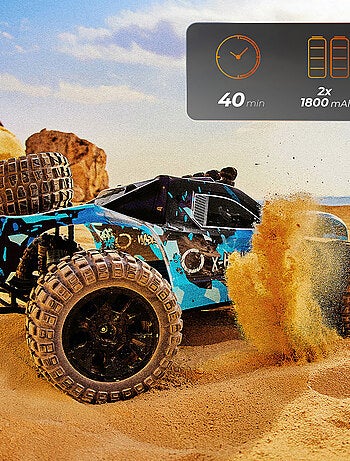Auto telecomandata OVERMAX Hooligan 2.0 - Velocità 35 km/h - Autonomia 100 metri - Trasmissione 4x4