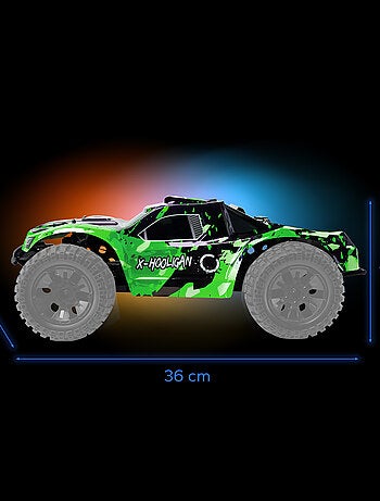 Auto telecomandata OVERMAX Hooligan 2.0 - Velocità 35 km/h - Autonomia 100 metri - Trasmissione 4x4