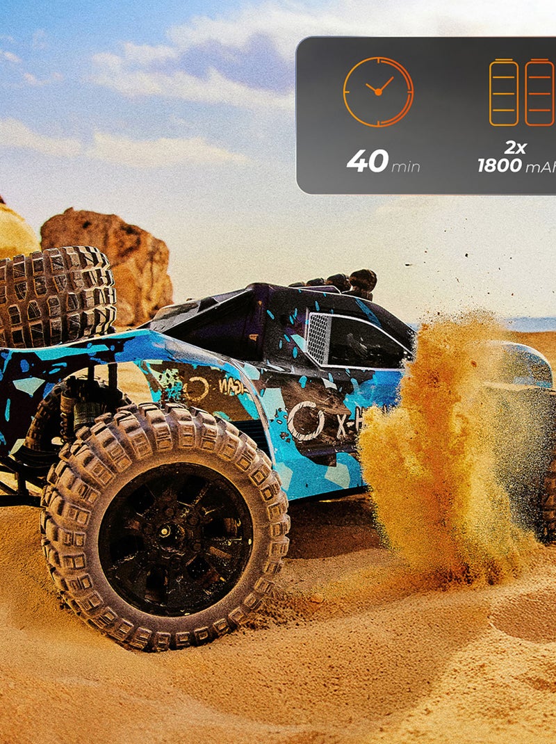 Auto telecomandata OVERMAX Hooligan 2.0 - Velocità 35 km/h - Autonomia 100 metri - Trasmissione 4x4 Verde - Kiabi