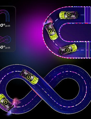 Auto telecomandata OVERMAX - X-Tireburner - 2 carrozzerie - Luci a LED - Durata della batteria 40 mi