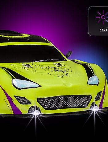 Auto telecomandata OVERMAX - X-Tireburner - 2 carrozzerie - Luci a LED - Durata della batteria 40 mi