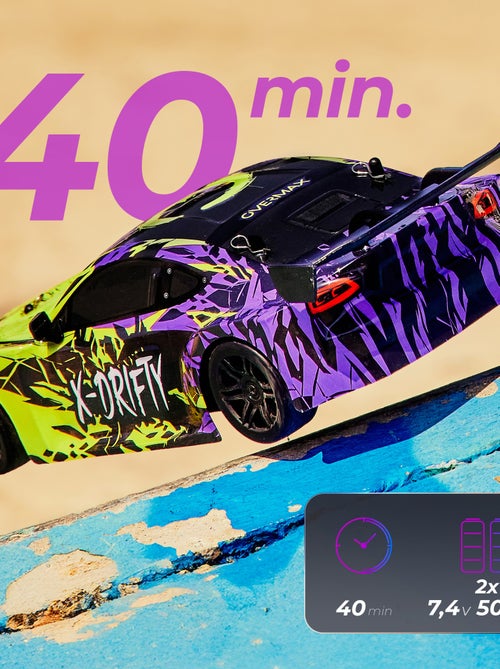 Auto telecomandata OVERMAX X-Drifty 2.0 - 20 km/h - 4x4 - Luci a LED - Kiabi