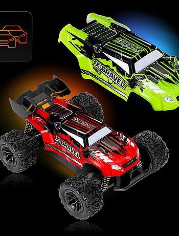 Auto telecomandata OVERMAX X-Strike - 30 km/h - Luci a LED - Trazione 4x4 - 20 min