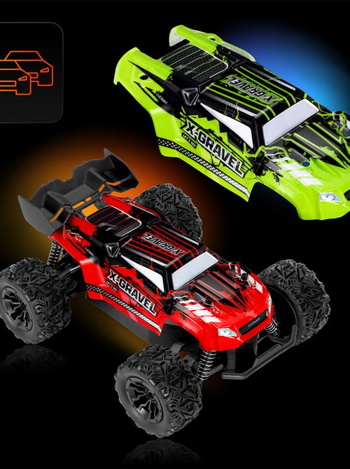 Auto telecomandata OVERMAX X-Gravel - 2 carrozzerie - Fuoristrada - 20 km/h - 30 min - Kiabi