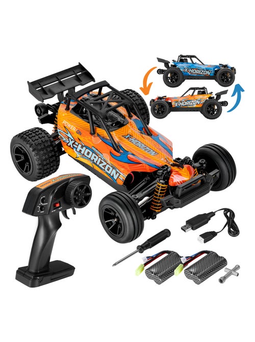 Auto telecomandata OVERMAX X-Horizon 4x4 - 30 km/h - Luci a LED - 40 min - 2 x Carrozzerie - Kiabi