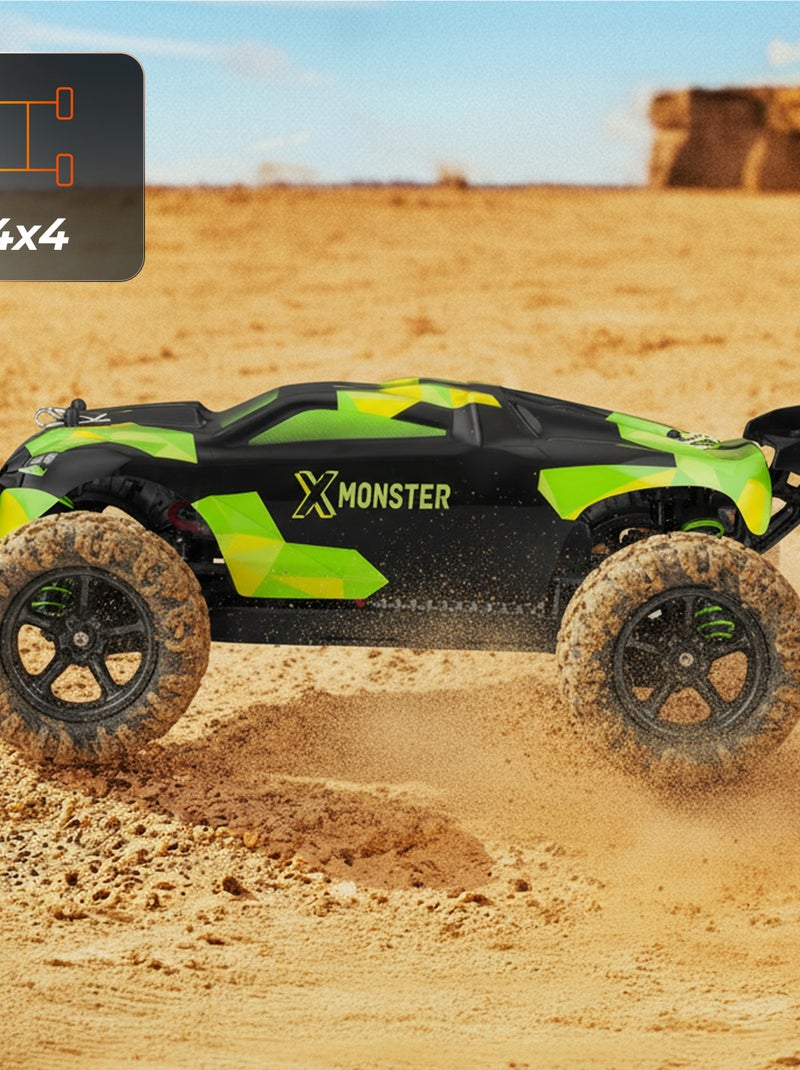 Auto telecomandata OVERMAX X-Monster 3.5 RC - 30 km/h - 4x4 - 40 min - 2 x carrozzeria Arancione - Kiabi
