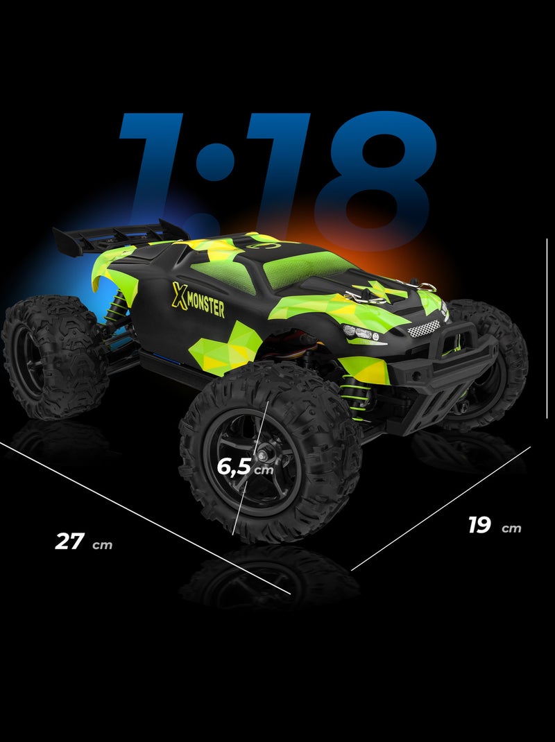 Auto telecomandata OVERMAX X-Monster 3.5 RC - 30 km/h - 4x4 - 40 min - 2 x carrozzeria Arancione - Kiabi
