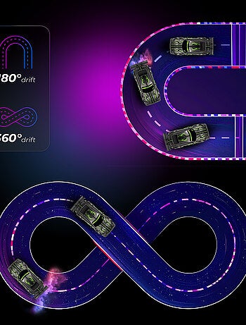 Auto telecomandata OVERMAX - X-Tireburner - 2 carrozzerie - Luci a LED - Durata della batteria 40 mi