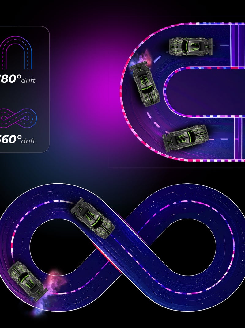 Auto telecomandata OVERMAX X-Overslide - 2 carrozzerie - Luci LED - Durata della batteria 40 min Blu - Kiabi