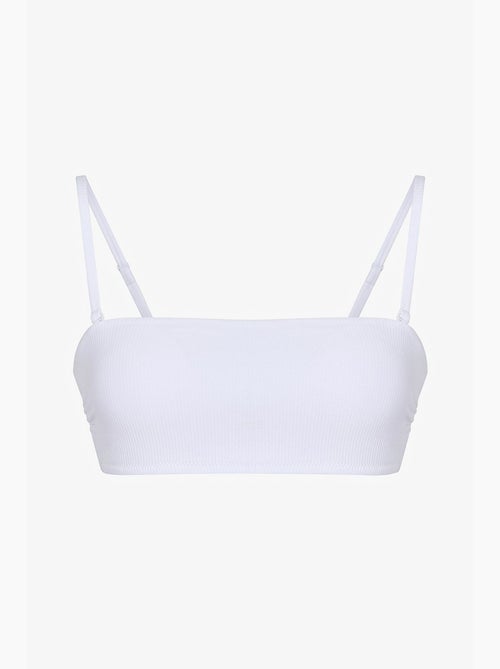 Ava top bikini senza spalline testurizzato penti - Kiabi