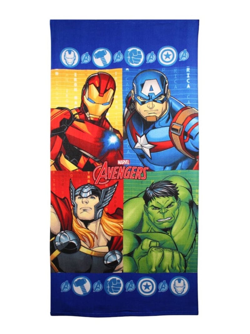 Avengers - Asciugamano in poliestere bambino Blu - Kiabi