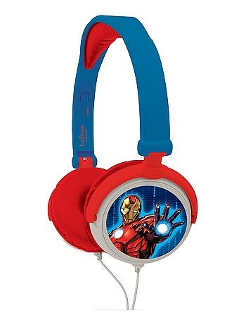 Avengers Cuffia stereo a filo pieghevole con limitazione sicura del volume