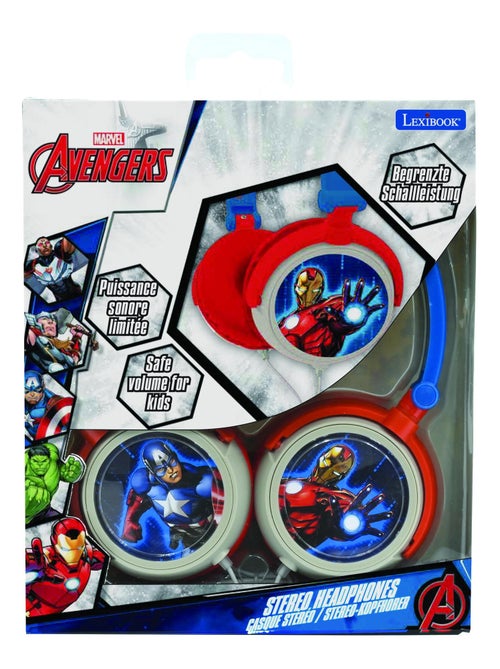 Avengers Cuffia stereo a filo pieghevole con limitazione sicura del volume - Kiabi