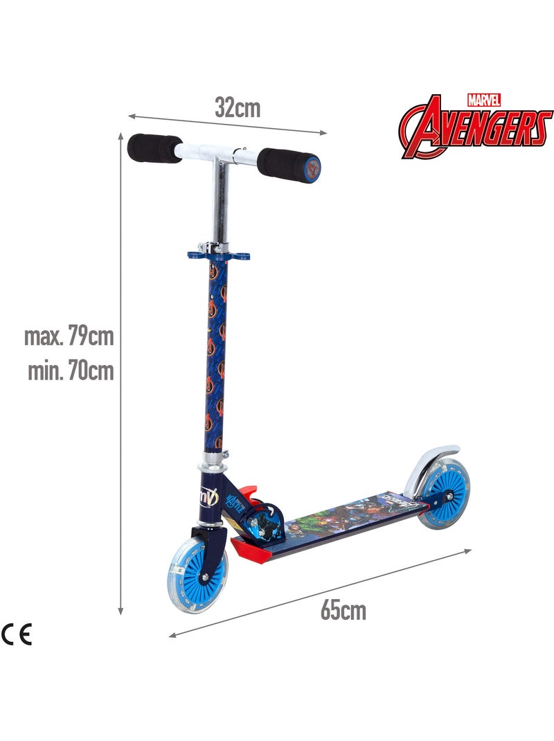 Avengers monopattino pieghevole 2 ruote con luci N/D - Kiabi