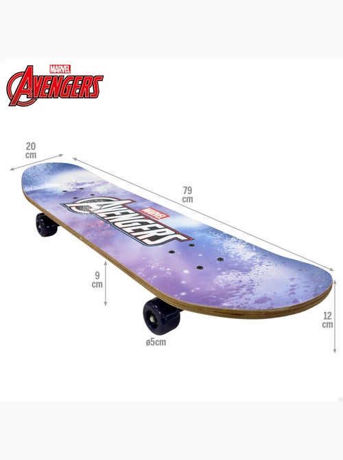 Avengers skateboard 79x20 cm +5 anni - Kiabi Avengers skateboard 79x20 cm +5 anni - Kiabi