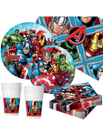 Avengers stoviglie monouso per bambini 89 pezzi
