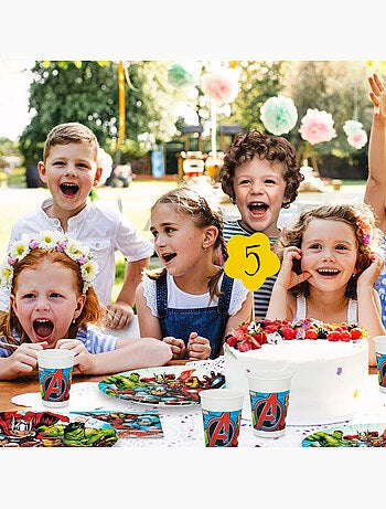 Avengers stoviglie monouso per bambini 89 pezzi