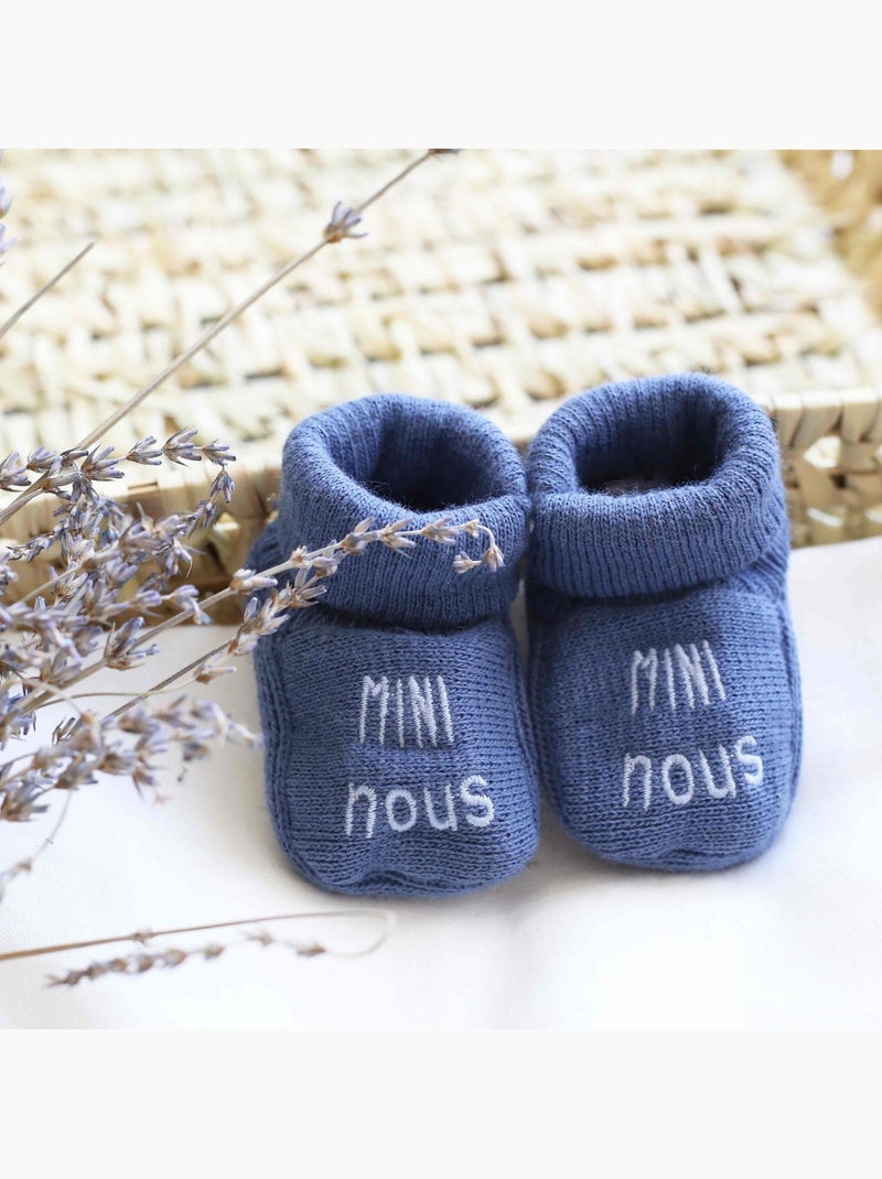 Babbucce neonato - mini nous Blu pavone - Kiabi