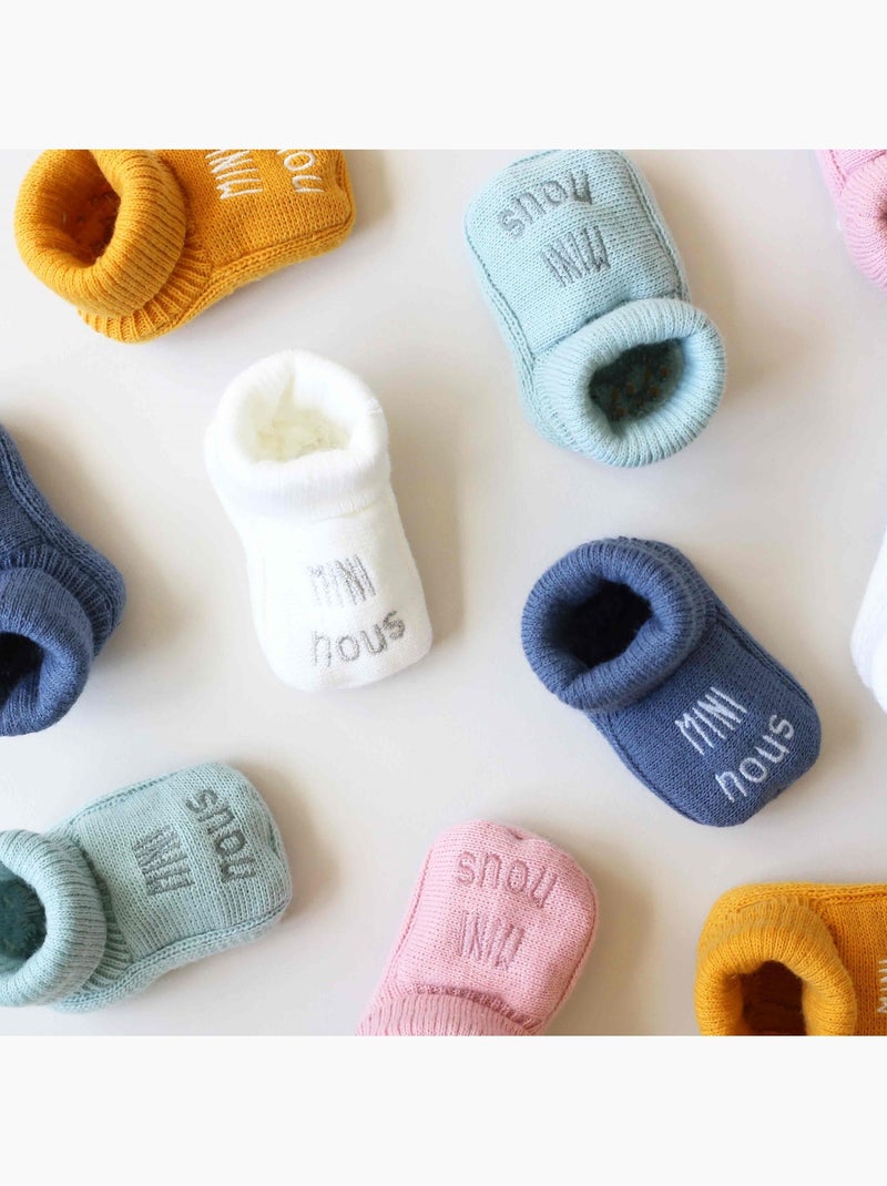 Babbucce neonato - mini nous Blu pavone - Kiabi