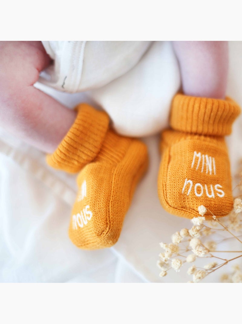 Babbucce neonato - mini nous Giallo oro - Kiabi