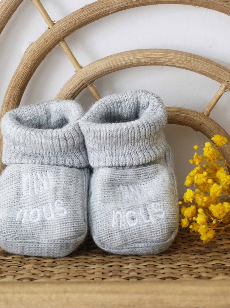 Babbucce neonato - Mini Nous Grigio - Kiabi