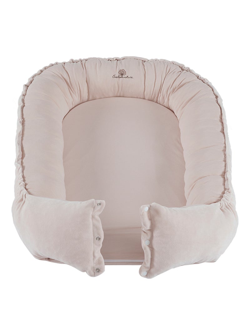 Baby cocoon cotone bio velluto 0-6 mesi Beige - Kiabi
