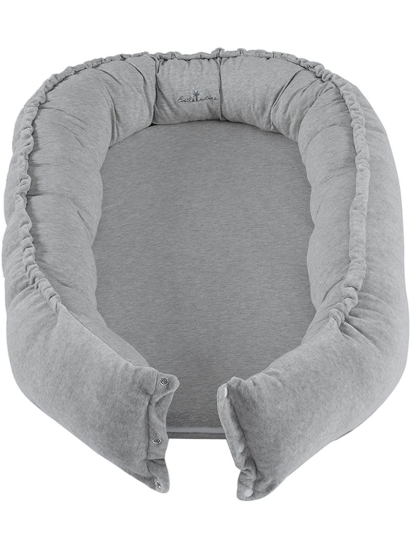 Baby cocoon cotone bio velluto 0-6 mesi Grigio - Kiabi