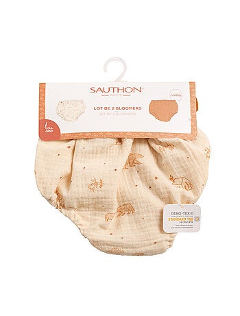 Baby bloomer cotone, set di - SAUTHON