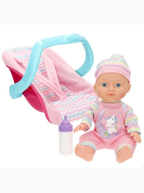 Baby doll 30 cm con passeggino e accessori colorbaby's - Kiabi