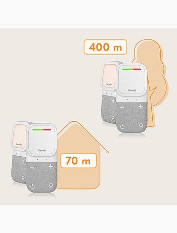 Baby monitor audio LIONELO Babyline 2.2 - Comunicazione bidirezionale - 12 ore di wireless