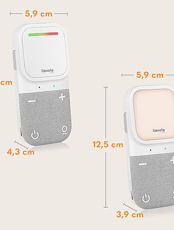 Baby monitor audio LIONELO Babyline 2.2 - Comunicazione bidirezionale - 12 ore di wireless