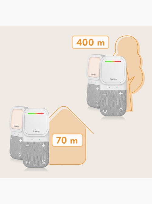 Baby monitor audio LIONELO Babyline 2.2 - Comunicazione bidirezionale - 12 ore di wireless - Kiabi