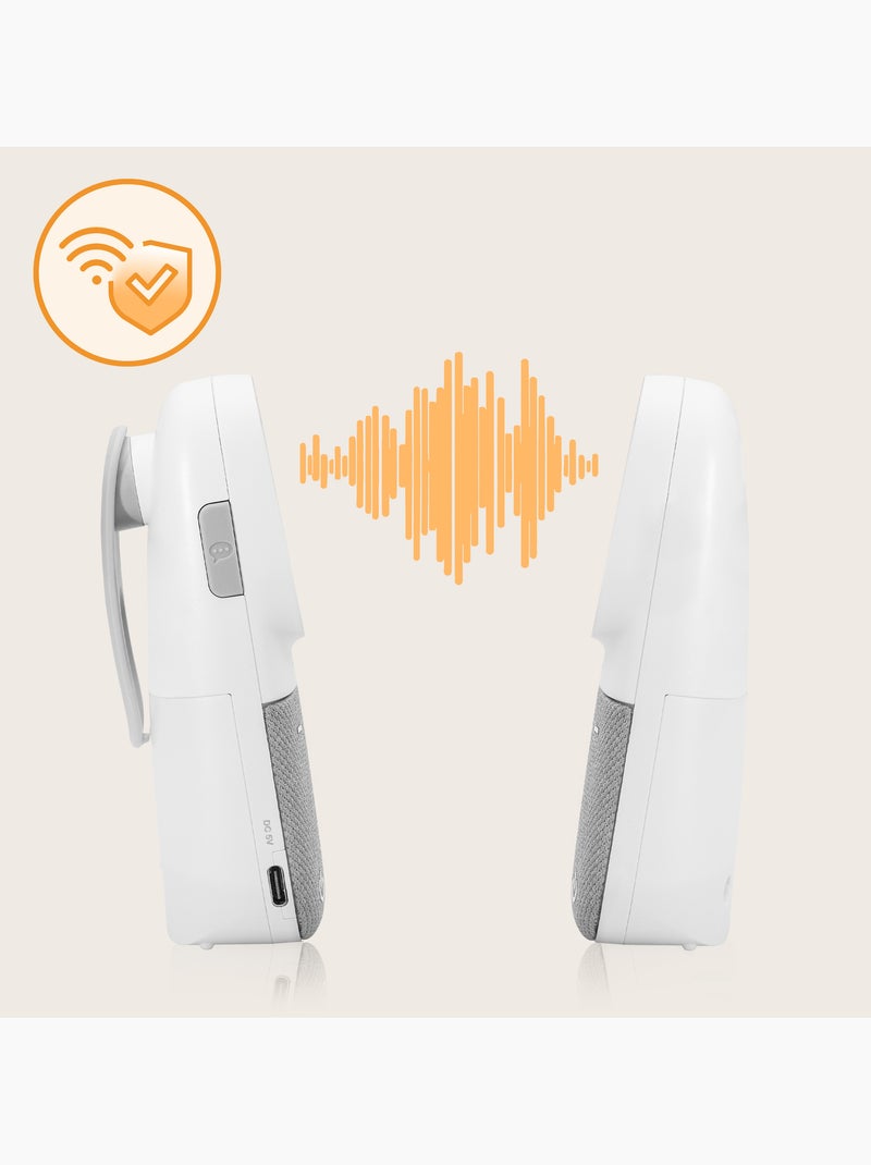 Baby monitor audio LIONELO Babyline 2.2 - Comunicazione bidirezionale - 12 ore di wireless Bianco - Kiabi