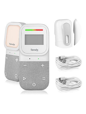 Baby monitor audio LIONELO Babyline 2.3 - Comunicazione bidirezionale - 10 ore wireless - Temperatur