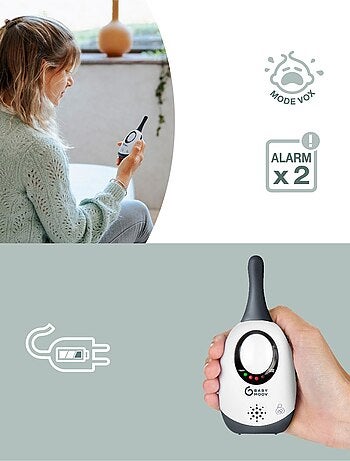 Baby monitor con portata audio di 300 m Simply Care «Babymoov»