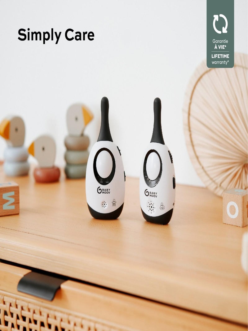 Baby monitor con portata audio di 300 m Simply Care «Babymoov» Bianco - Kiabi