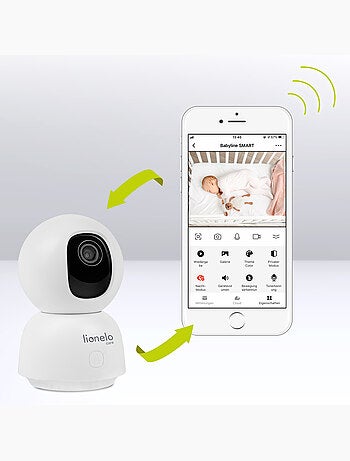 Baby Monitor LIONELO Babyline View - HD - Audio bidirezionale - Visione notturna