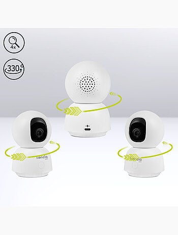 Baby Monitor LIONELO Babyline View - HD - Audio bidirezionale - Visione notturna