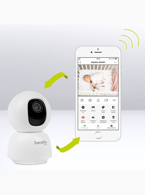 Baby Monitor LIONELO Babyline View - HD - Audio bidirezionale - Visione notturna - Kiabi