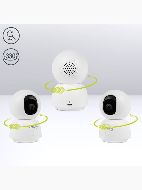 Baby Monitor LIONELO Babyline View - HD - Audio bidirezionale - Visione notturna - Kiabi