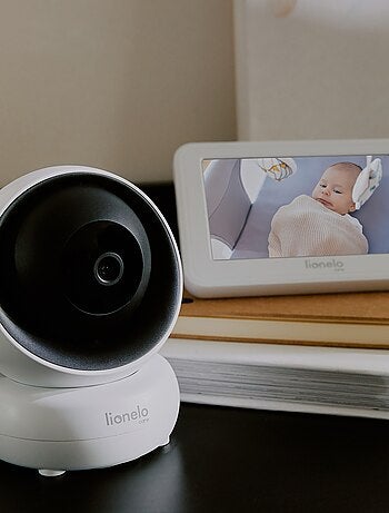 Baby Monitor Video a 360° - LIONELO Babyline 8.3 - Comunicazione Bidirezionale - Visione Notturna