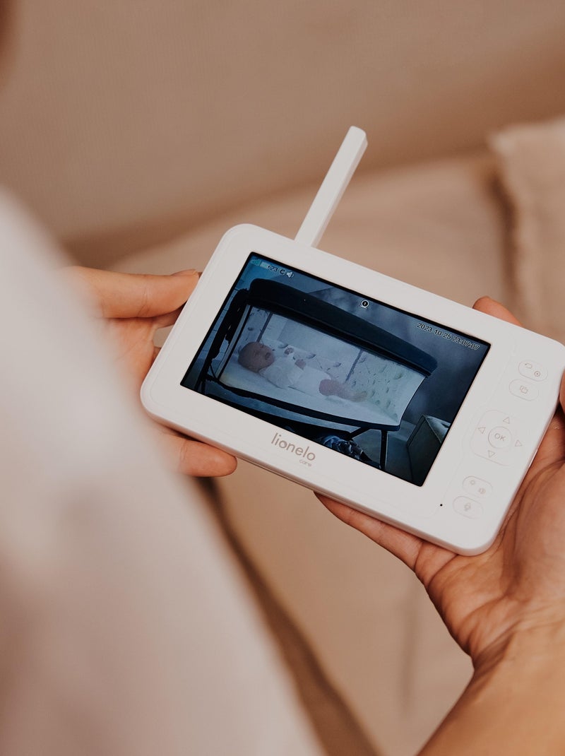 Baby Monitor Video a 360° - LIONELO Babyline 8.3 - Comunicazione Bidirezionale - Visione Notturna Bianco Bianco Bianco - Kiabi