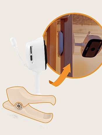 Baby monitor video wireless LIONELO Babyline Go - Fino a 5 ore - Clip di montaggio