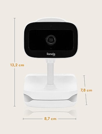 Baby monitor video wireless LIONELO Babyline Go - Fino a 5 ore - Clip di montaggio