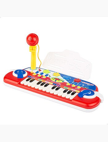 Baby piano con microfono bontempi